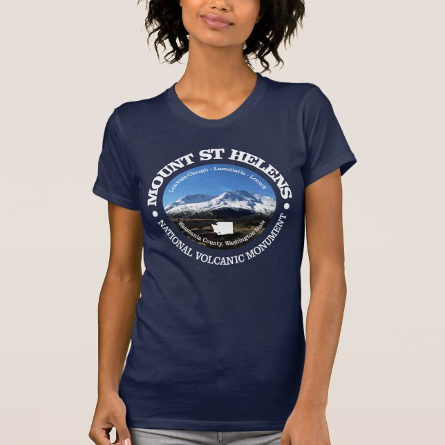 Mount St Helens T Shirt (Framsida)
