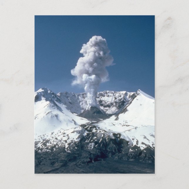 Mount St. Helens, vulkan Vykort (Framsida)