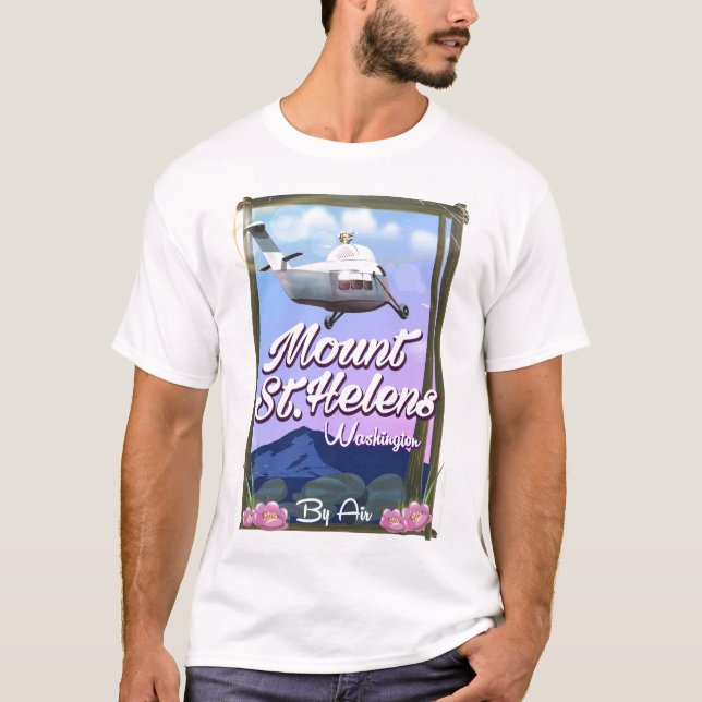 Mount St. Helens Washington Reseposters Tröja (Framsida)