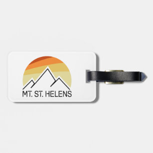 Mount St. Helens Washington Retro Bagagebricka