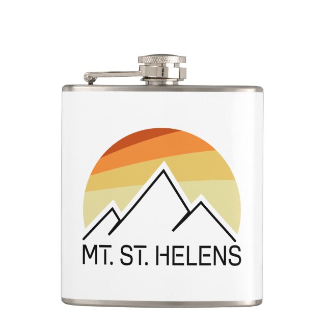 Mount St. Helens Washington Retro Fickplunta (Framsidan)