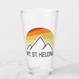 Mount St. Helens Washington Retro Glaskopp