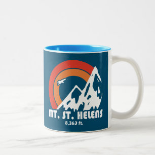 Mount St. Helens Washington Sol Eagle Två-Tonad Mugg