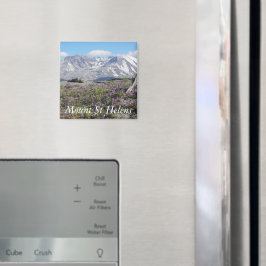 Mount St Helens Wildblomma liggande Magnet