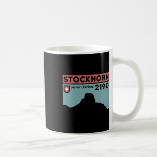 Mount Stockhorn Vandring Mountainbike Thun Schweiz Kaffemugg