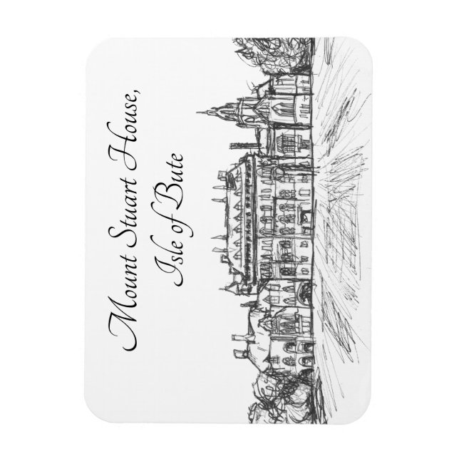 Mount Stuart House, Isle of Bute- Magnet (Vertikal)