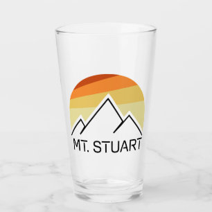 Mount Stuart Washington Retro Glaskopp