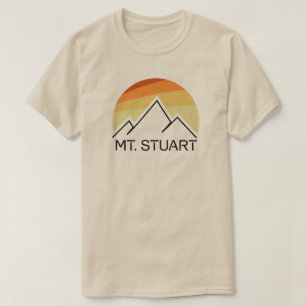 Mount Stuart Washington Retro T Shirt