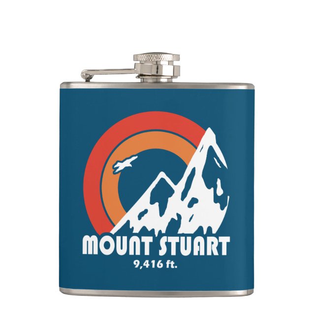 Mount Stuart Washington Sun Eagle Fickplunta (Framsidan)