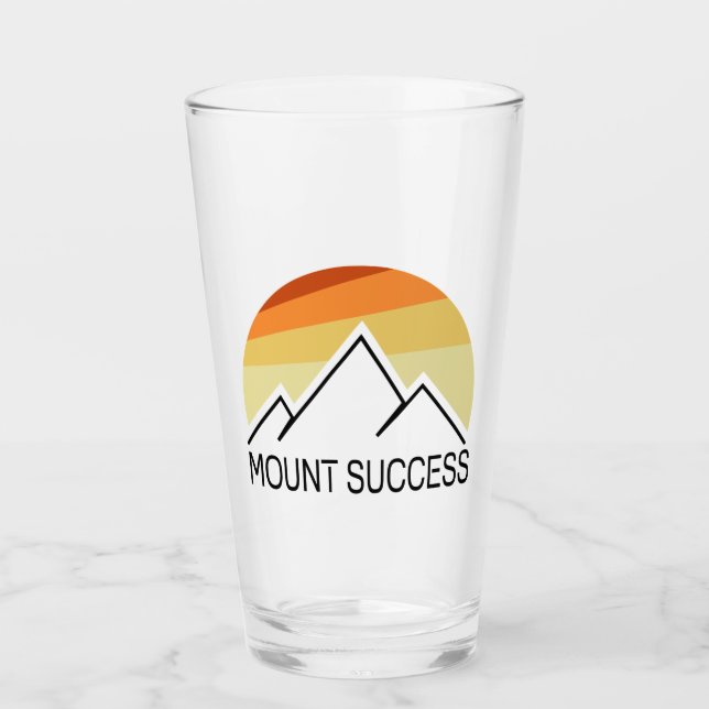 Mount Success New Hampshire Retro Glaskopp (Framsida)