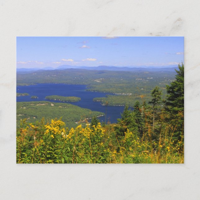 Mount Sunapee Sjö Sunapee View Vykort (Framsida)