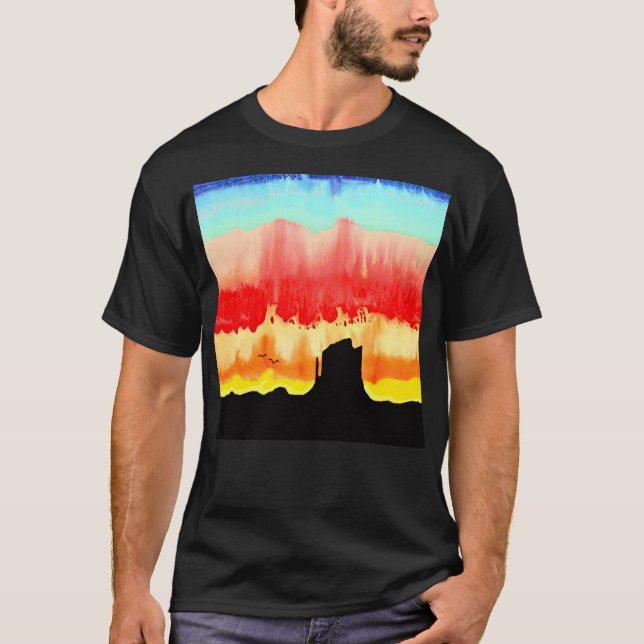 Mount Sunset   T Shirt (Framsida)