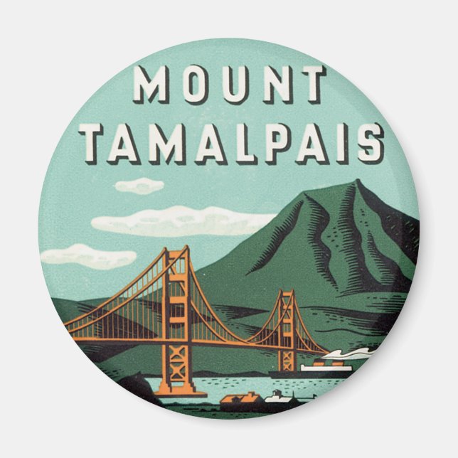 Mount Tamalpais Magnet (Framsidan)