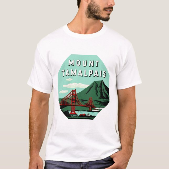 Mount Tamalpais Marin T-shirt (Framsida)