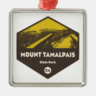 Mount Tamalpais State Park Kalifornien Julgransprydnad Metall