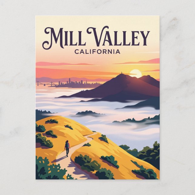 Mount Tamalpais State Park USA Vykort (Framsida)