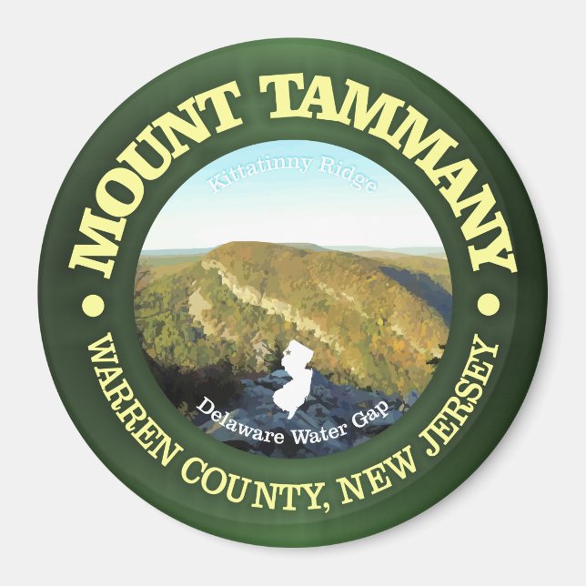 Mount Tammany Magnet (Framsidan)
