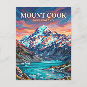 Mount Taranaki Nya Zeeland Vykort