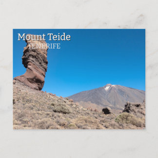 Mount Teide Teneriffa Landskap Vykort