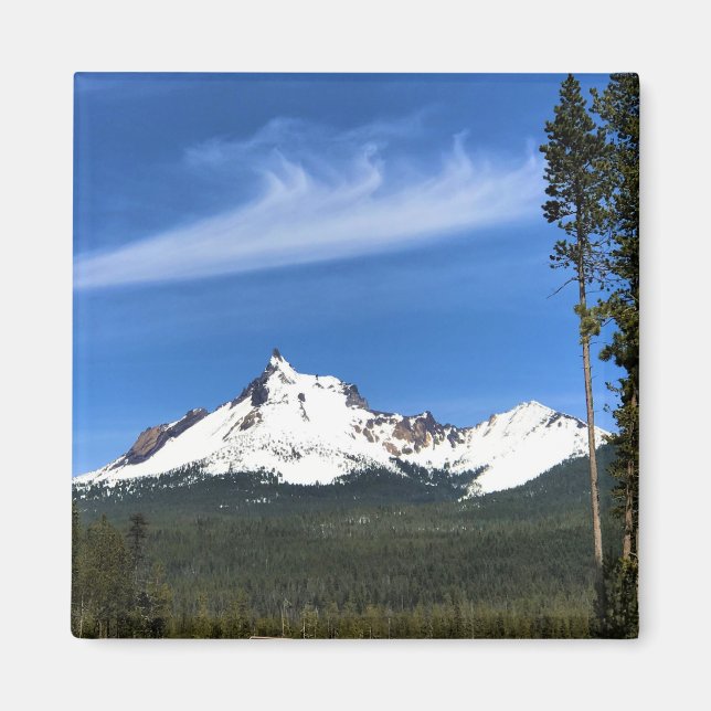 Mount Thielsen, Oregon Magnet (Framsidan)