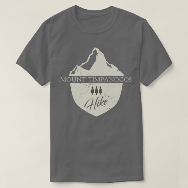 Mount Timpanogos Utah Mountain Hike T Shirt (Design framsida)