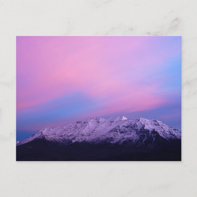 Mount Timpanogos Vykort (Framsida)