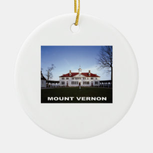 Mount Vernon gw Julgransprydnad Keramik