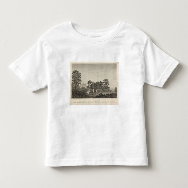 Mount Vernon hem av General Washington T-shirt (Framsida)