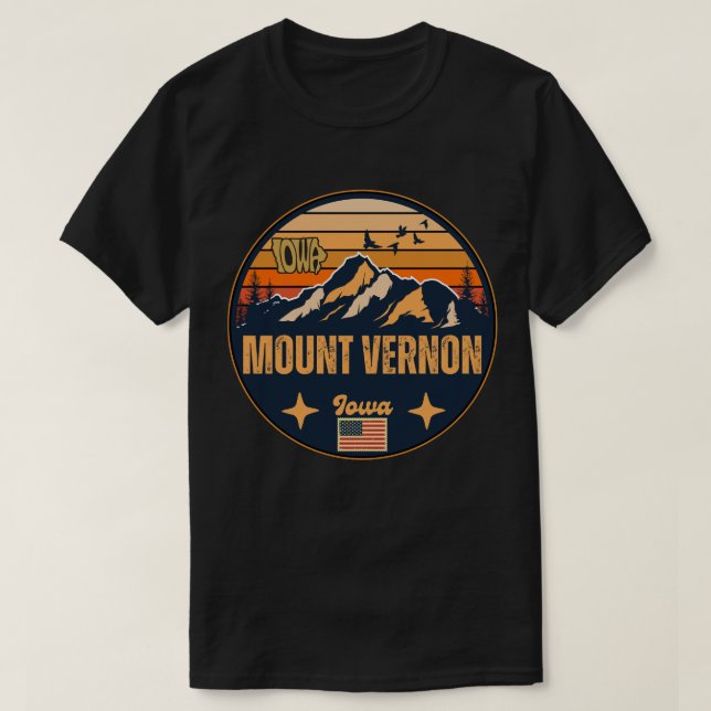 Mount Vernon, Iowa T Shirt (Design framsida)
