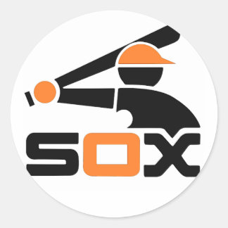 Mount Vernon Orange Sox Stickers Runt Klistermärke
