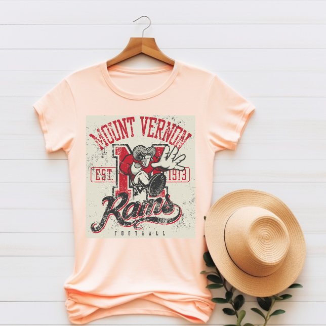 Mount Vernon Rams Football T-Shirt (Skapare uppladdad)