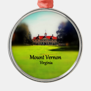 Mount Vernon rundaprydnad Julgransprydnad Metall