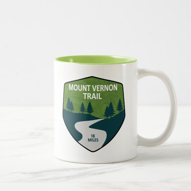 Mount Vernon Trail Två-Tonad Mugg (Höger)