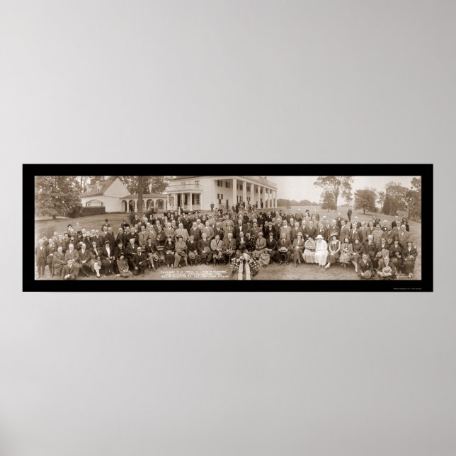 Mount Vernon Virginia Photo 1925 Poster (Framsidan)