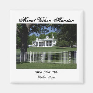 Mount Vernon vitsten magnet för sjö