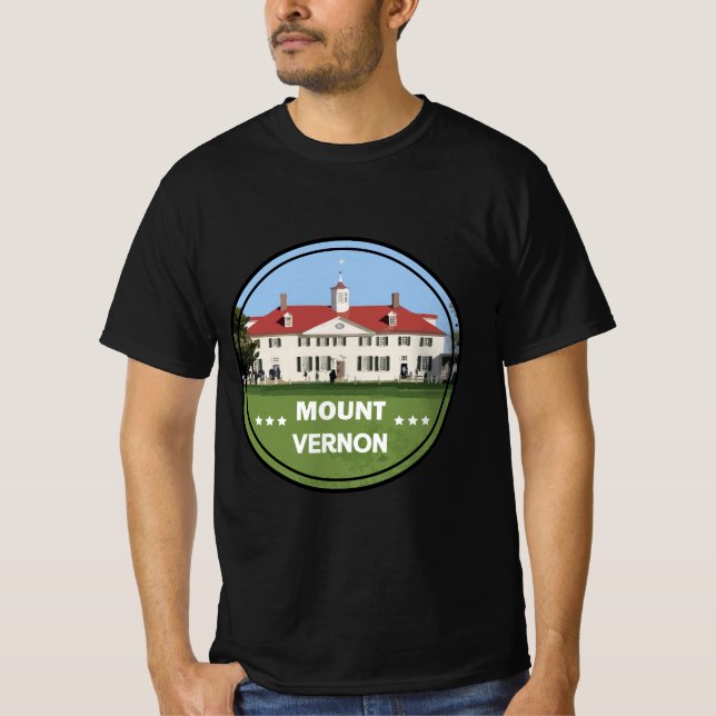 Mount vernon Washington T Shirt (Framsida)