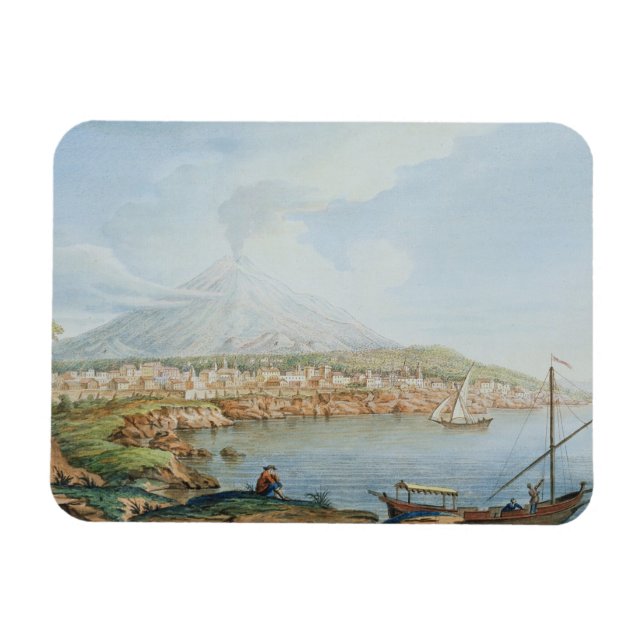 Mount Vesuvius, platta 36 från Campi Phlegraei: Ob Magnet (Horisontell)