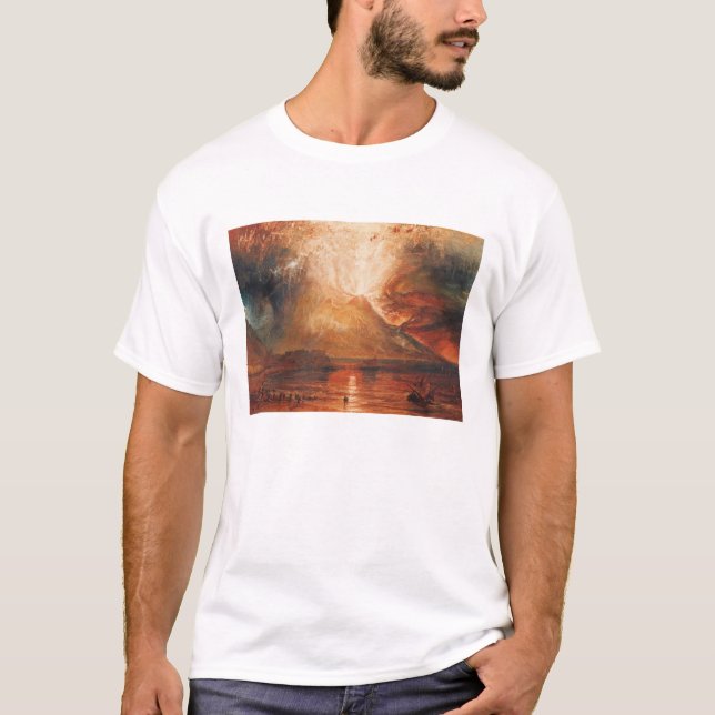 Mount Vesuvius T-tröja Tee (Framsida)
