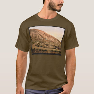 Mount Vesuvius, väg och järnväg, Naples, italien v Tee