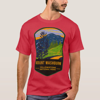 Mount Washburn Yellowstone National Park T Shirt