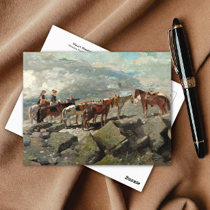 Mount Washington Hästar Winslow Homer Vykort