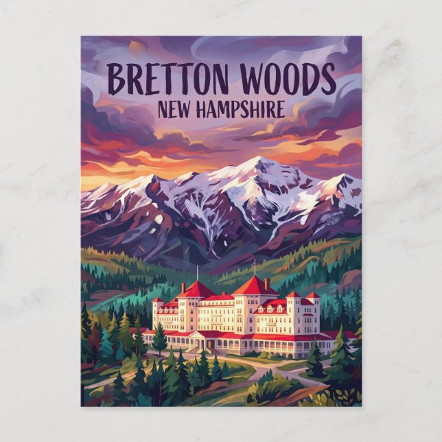 Mount Washington Hotel USA Vykort (Framsida)