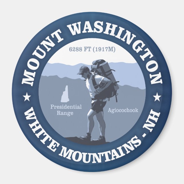 Mount Washington Magnet (Framsidan)