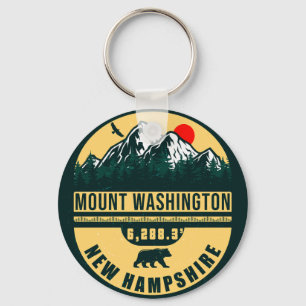 Mount Washington new Hampshire - Hiking Camping Nyckelring