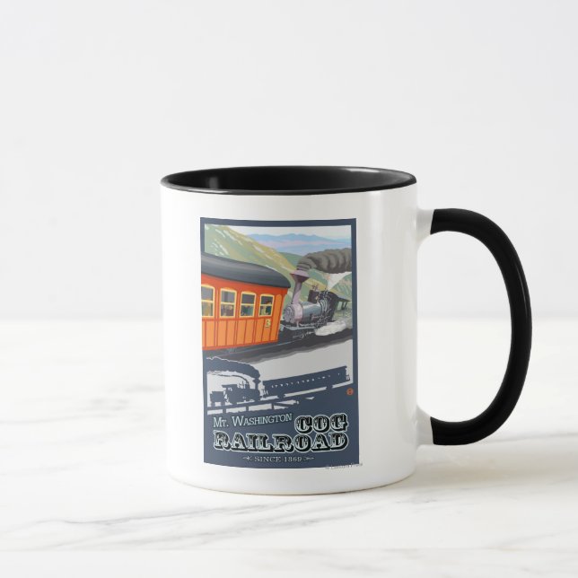 Mount Washington, New HampshireCog Railroad Mugg (Höger)