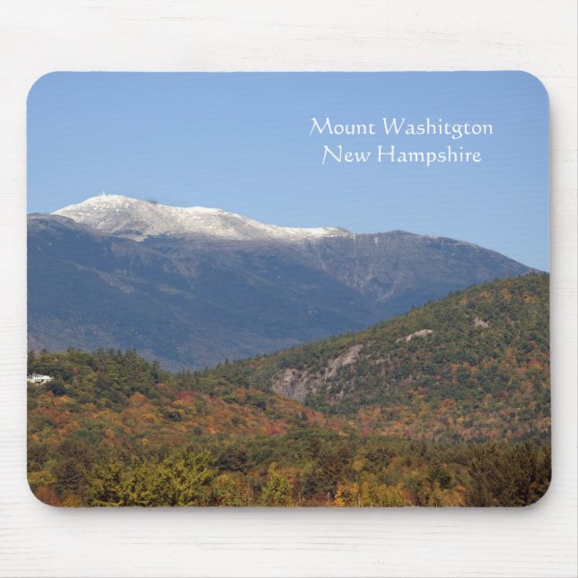 Mount Washington, NH Mousepad Musmatta (Framsidan)