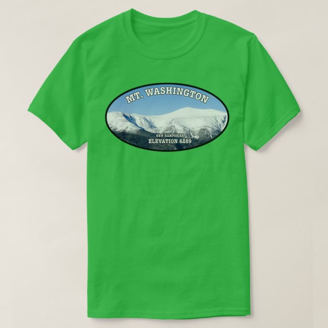 Mount Washington NH T Shirt (Design framsida)