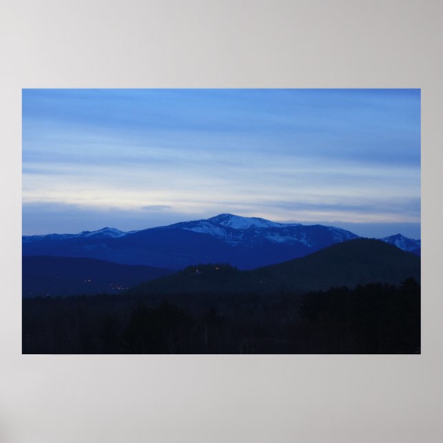 Mount Washington Twilight Poster (Framsidan)