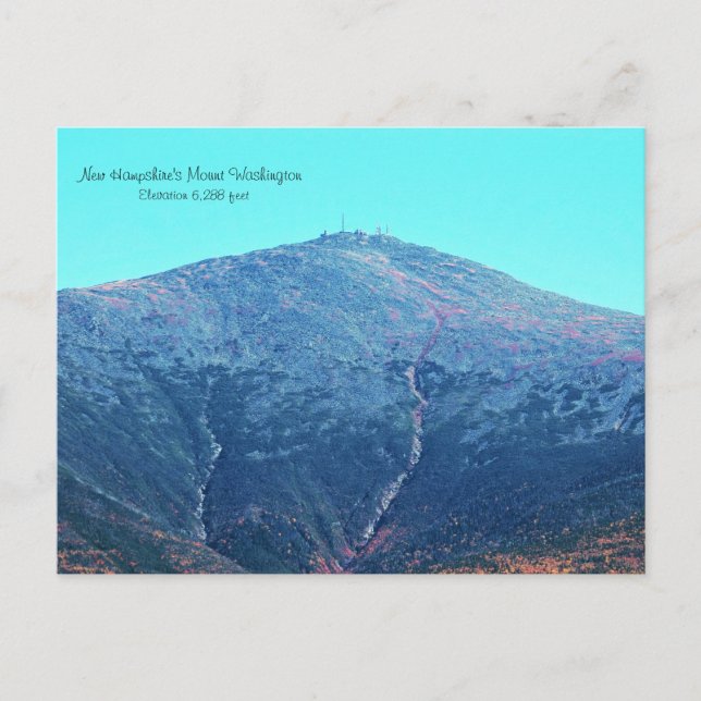 Mount Washington vykort (Framsida)