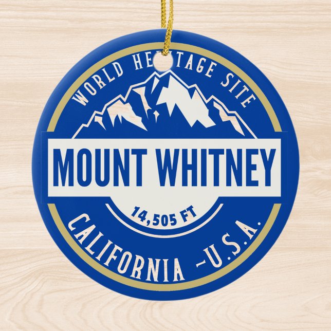 Mount Whitney: A Crown of California’s Sierra Neva Julgransprydnad Keramik (Skapare uppladdad)